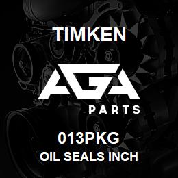 013PKG Timken OIL SEALS INCH | AGA Parts