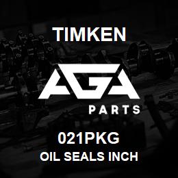 021PKG Timken OIL SEALS INCH | AGA Parts