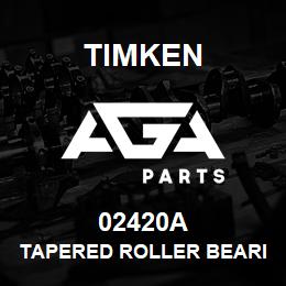 02420A Timken TAPERED ROLLER BEARINGS - SINGLE CUPS - IMPERIAL | AGA Parts