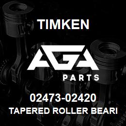 02473-02420 Timken TAPERED ROLLER BEARINGS - TS (TAPERED SINGLE) IMPERIAL | AGA Parts