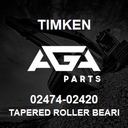 02474-02420 Timken TAPERED ROLLER BEARINGS - TS (TAPERED SINGLE) IMPERIAL | AGA Parts