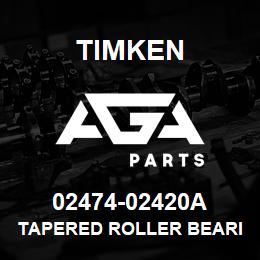 02474-02420A Timken TAPERED ROLLER BEARINGS - TS (TAPERED SINGLE) IMPERIAL | AGA Parts