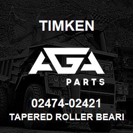 02474-02421 Timken TAPERED ROLLER BEARINGS - TS (TAPERED SINGLE) IMPERIAL | AGA Parts