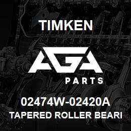 02474W-02420A Timken TAPERED ROLLER BEARINGS - TS (TAPERED SINGLE) IMPERIAL | AGA Parts