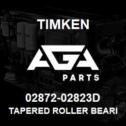 02872-02823D Timken TAPERED ROLLER BEARINGS - TDO (TAPERED DOUBLE OUTER) IMPERIAL | AGA Parts