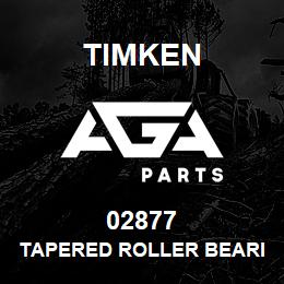 02877 Timken TAPERED ROLLER BEARINGS - SINGLE CONES - IMPERIAL | AGA Parts
