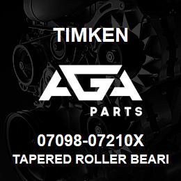 07098-07210X Timken TAPERED ROLLER BEARINGS - TS (TAPERED SINGLE) IMPERIAL | AGA Parts