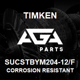 SUCSTBYM204-12/F Timken CORROSION RESISTANT TAPPED BASE HOUSED UNITS - SET SCREW LOCKING | AGA Parts