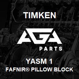 YASM 1 Timken FAFNIR® PILLOW BLOCK UNITS SETSCREW LOCKING | AGA Parts