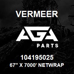 104195025 Vermeer 67" X 7000' NETWRAP | AGA Parts