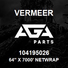 104195026 Vermeer 64" X 7000' NETWRAP | AGA Parts