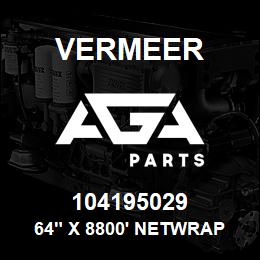 104195029 Vermeer 64" X 8800' NETWRAP | AGA Parts