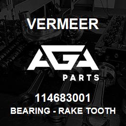 114683001 Vermeer BEARING - RAKE TOOTHBAR | AGA Parts