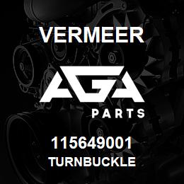115649001 Vermeer TURNBUCKLE | AGA Parts