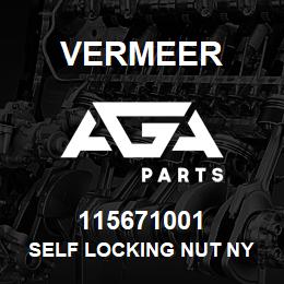 115671001 Vermeer SELF LOCKING NUT NY MB18 | AGA Parts