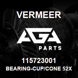 115723001 Vermeer BEARING-CUP/CONE 52X25MM 30205 | AGA Parts