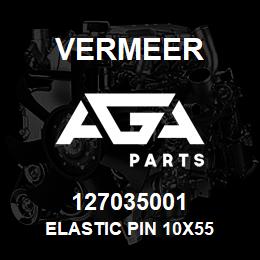 127035001 Vermeer ELASTIC PIN 10X55 | AGA Parts