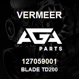 127059001 Vermeer BLADE TD200 | AGA Parts