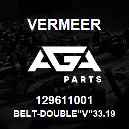 129611001 Vermeer BELT-DOUBLE"V"33.19 E.L.ARAMID | AGA Parts
