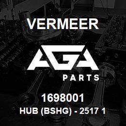 1698001 Vermeer HUB (BSHG) - 2517 1 1/2" BORE | AGA Parts