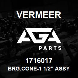 1716017 Vermeer BRG.CONE-1 1/2" ASSY #902A1 | AGA Parts