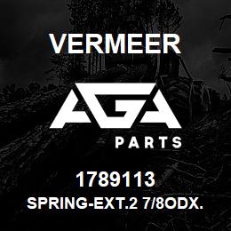 1789113 Vermeer SPRING-EXT.2 7/8ODX.5WIRE-25.0 | AGA Parts