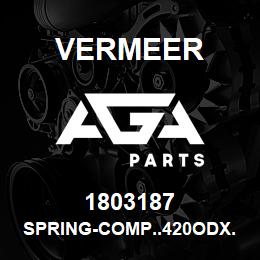 1803187 Vermeer SPRING-COMP..420ODX.031W-1.50 | AGA Parts