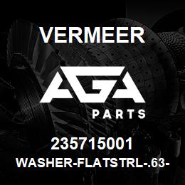 235715001 Vermeer WASHER-FLATSTRL-.63-.66 X 1.31-.15-YZ-A325 | AGA Parts