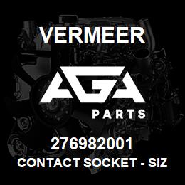 276982001 Vermeer CONTACT SOCKET - SIZE 12, SOLID | AGA Parts
