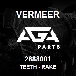 2888001 Vermeer TEETH - RAKE | AGA Parts