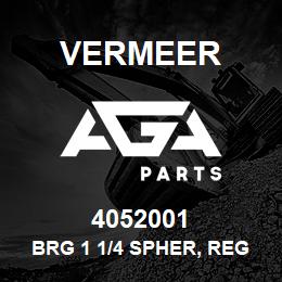 4052001 Vermeer BRG 1 1/4 SPHER, REG W/COL NONRELUBE (BOXED) | AGA Parts