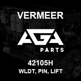 42105H Vermeer WLDT, PIN, LIFT | AGA Parts