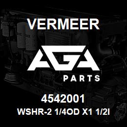 4542001 Vermeer WSHR-2 1/4OD X1 1/2ID-18GA MB | AGA Parts