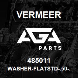 485011 Vermeer WASHER-FLATSTD-.50-.56X1.38-.11-CZ | AGA Parts