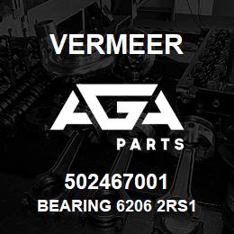 502467001 Vermeer BEARING 6206 2RS1 | AGA Parts