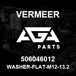 506046012 Vermeer WASHER-FLAT-M12-13.2X23.7-2.5-YZ-D125A | AGA Parts