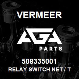 508335001 Vermeer RELAY SWITCH NET / TWINE | AGA Parts