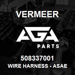 508337001 Vermeer WIRE HARNESS - ASAE 7 PIN EXTENSION | AGA Parts