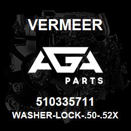 510335711 Vermeer WASHER-LOCK-.50-.52X.87-.13-YZ | AGA Parts