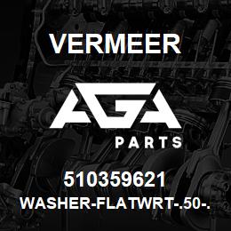 510359621 Vermeer WASHER-FLATWRT-.50-.53X2.25-.25-YZ | AGA Parts