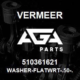 510361621 Vermeer WASHER-FLATWRT-.50-.53X1.75-.25-YZ | AGA Parts