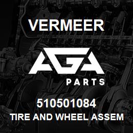 510501084 Vermeer TIRE AND WHEEL ASSEMBLY | AGA Parts