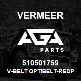 510501759 Vermeer V-BELT OPTIBELT-REDPOWER | AGA Parts