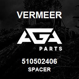 510502406 Vermeer SPACER | AGA Parts