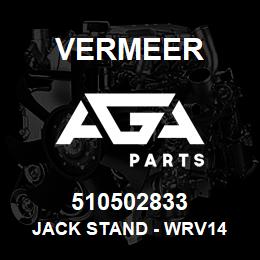 510502833 Vermeer JACK STAND - WRV14 | AGA Parts
