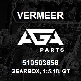 510503658 Vermeer GEARBOX, 1:5.18, GT 41 | AGA Parts
