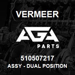 510507217 Vermeer ASSY - DUAL POSITION L.H. TINE ADJ. BLOCK (CCW) | AGA Parts