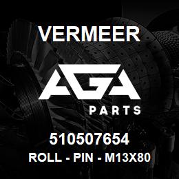 510507654 Vermeer ROLL - PIN - M13X80 | AGA Parts