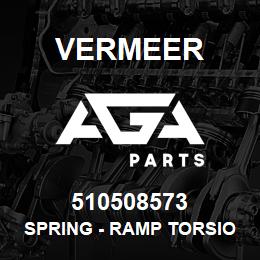 510508573 Vermeer SPRING - RAMP TORSION | AGA Parts