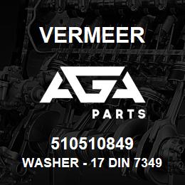 510510849 Vermeer WASHER - 17 DIN 7349 | AGA Parts